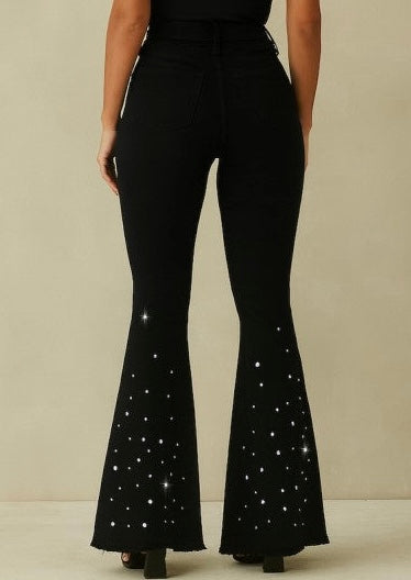 Starlit Glam Bell Bottom Jeans