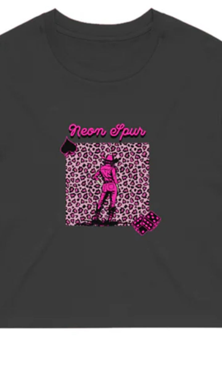 Catty Cowgirl Crop Tee