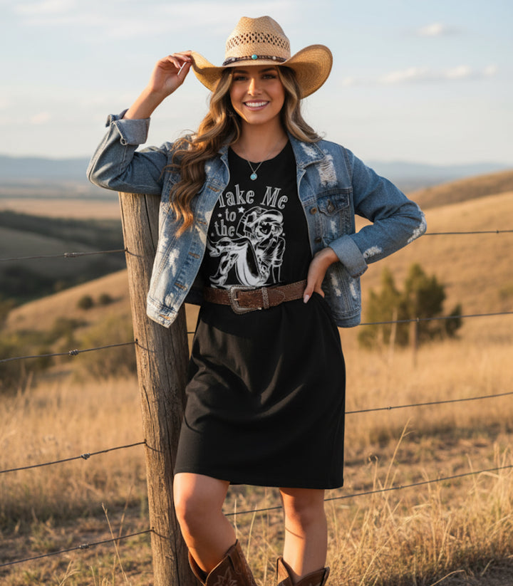 Take Me To The Rodeo T-shirt Dress