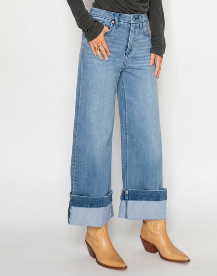 Artemis Vintage Tummy Control High Rise A Wide Leg Jeans