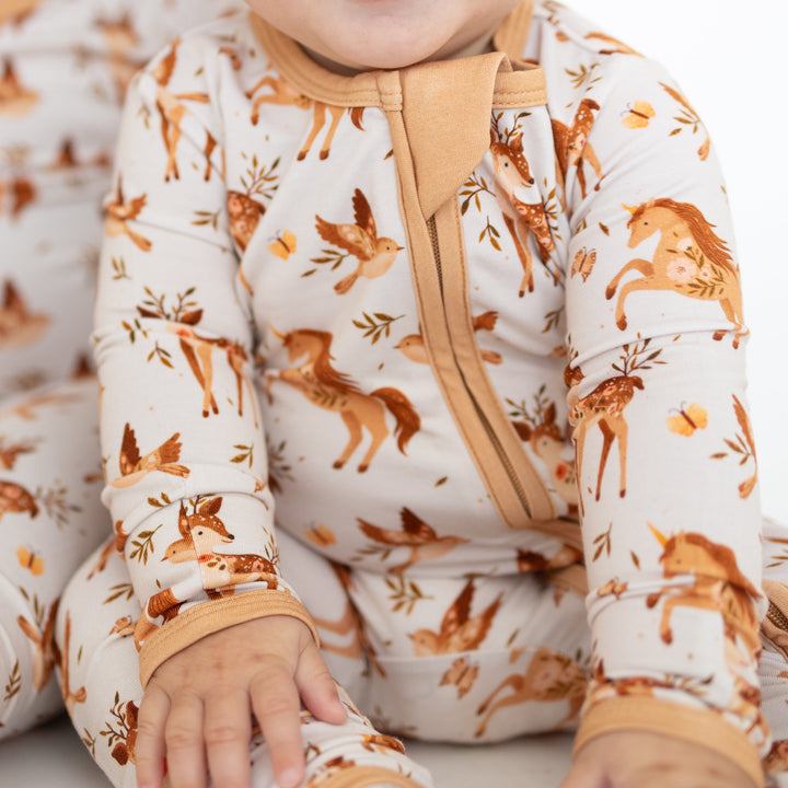 Unicorn Lands Convertible Zippy Onesie