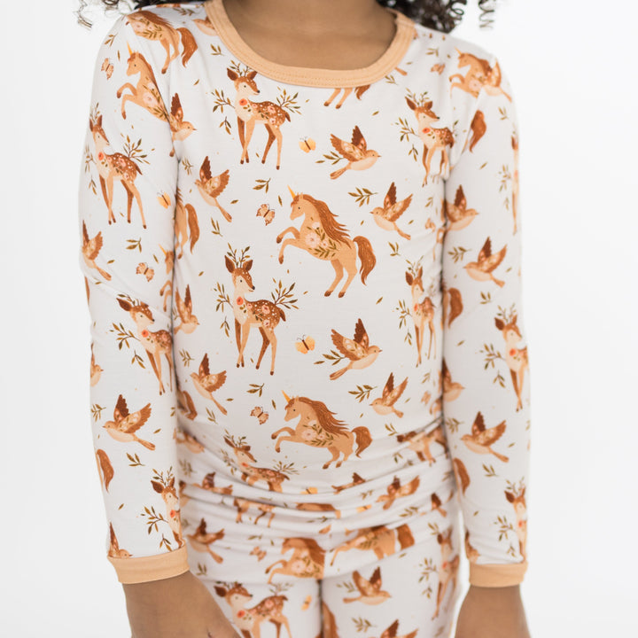 Unicorn Lands 2pc Long Sleeve Pajamas