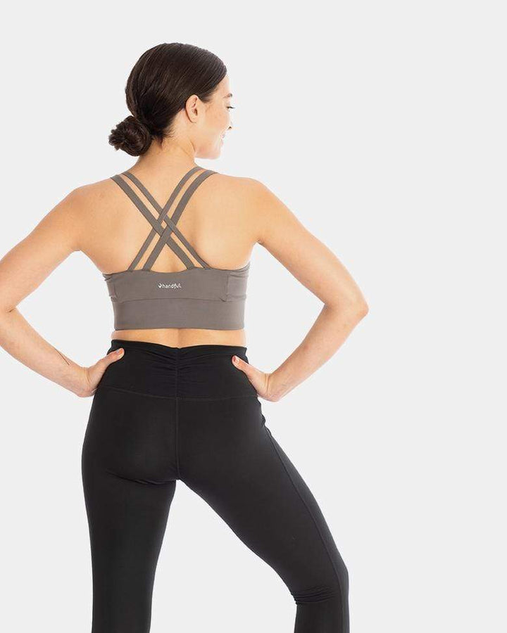 Double Down Bra – Magnetic Gray Handful