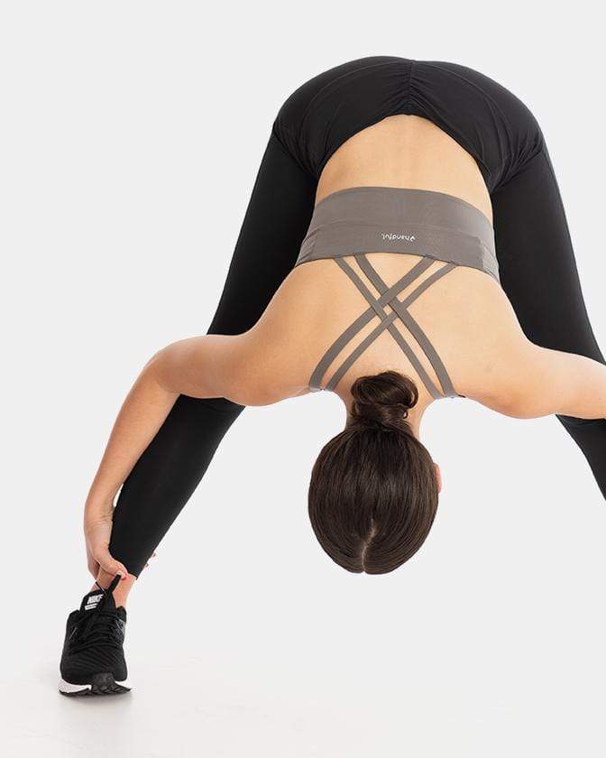 Double Down Bra – Magnetic Gray Handful