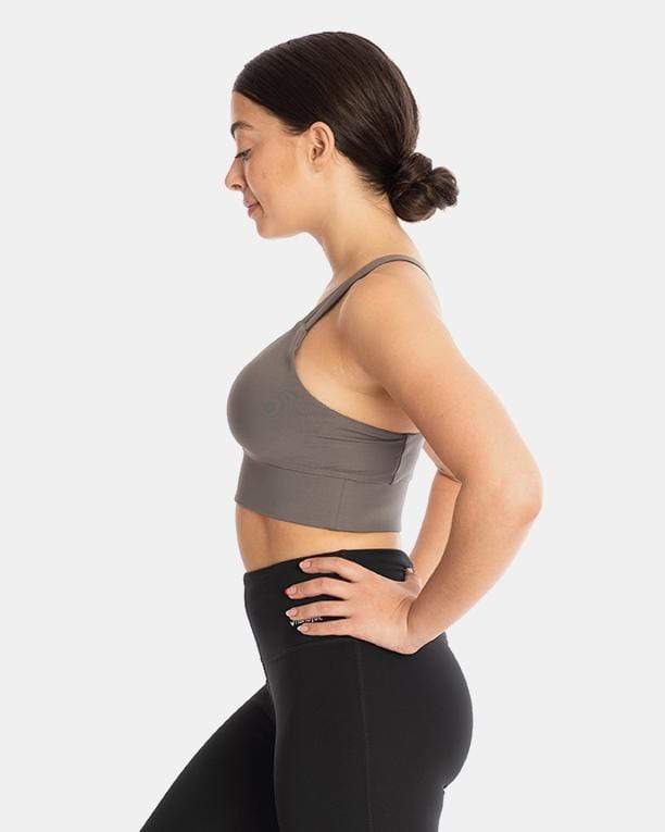 Double Down Bra – Magnetic Gray Handful