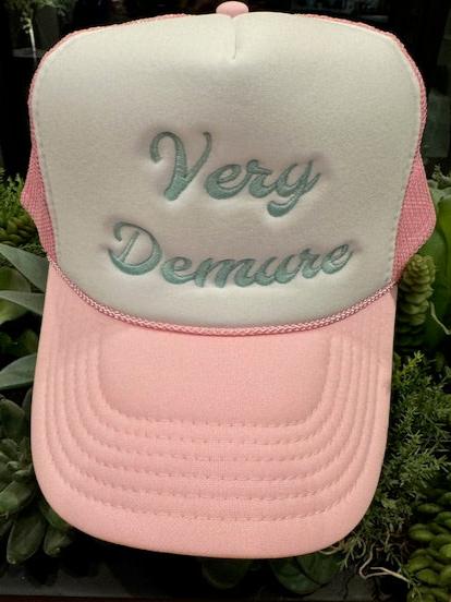 Very Demure Embroidered Foam Trucker Hat