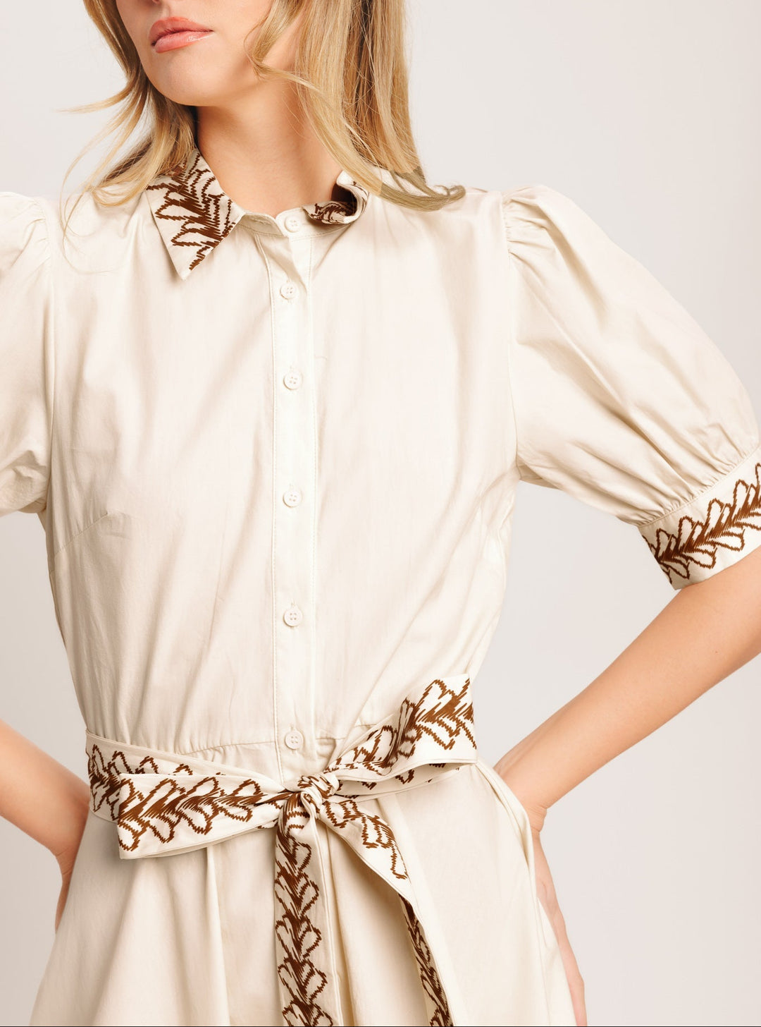 Romantic Heirloom Woven Midi Dress