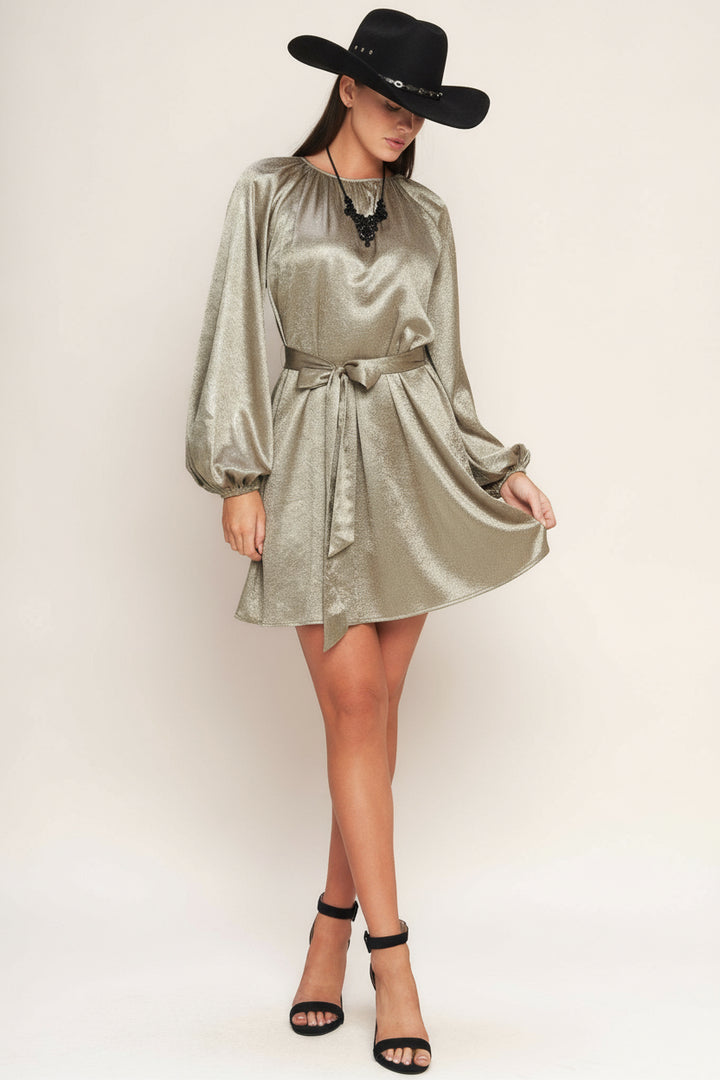 Moonrise Haze Woven Mini Dress