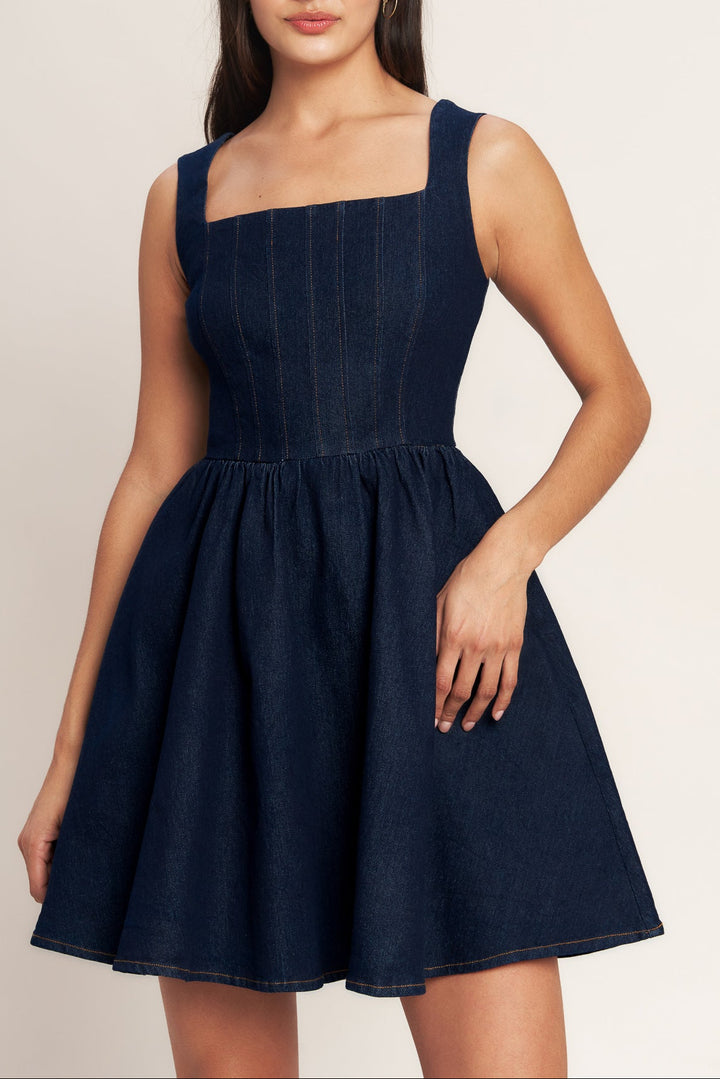Love At First Wear Denim Mini Dress