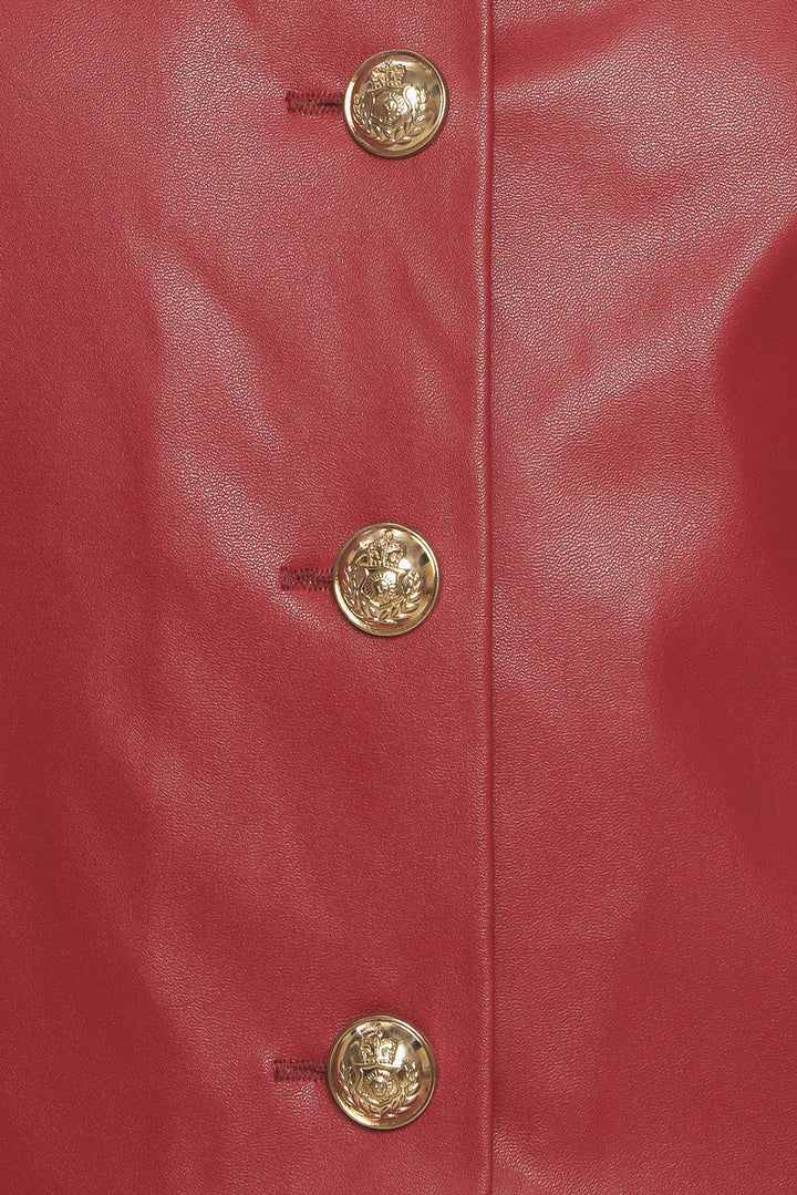 Tactical Grace Luxe Faux Leather Jacket