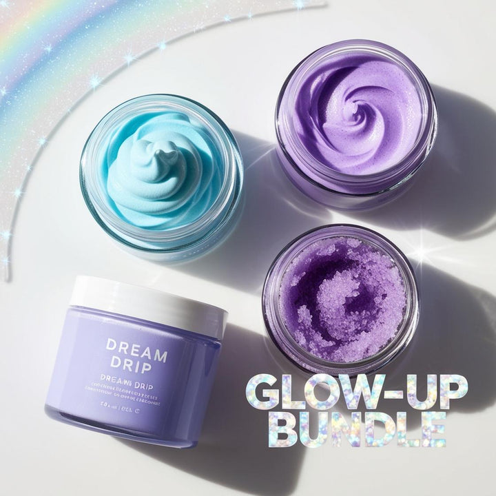 Dream Drip - Blueberry, Chamomile & Lavender | Glow-Up Skincare Bundle