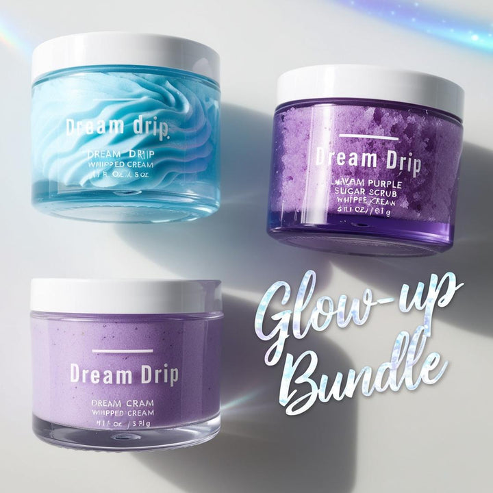 Dream Drip - Blueberry, Chamomile & Lavender | Glow-Up Skincare Bundle