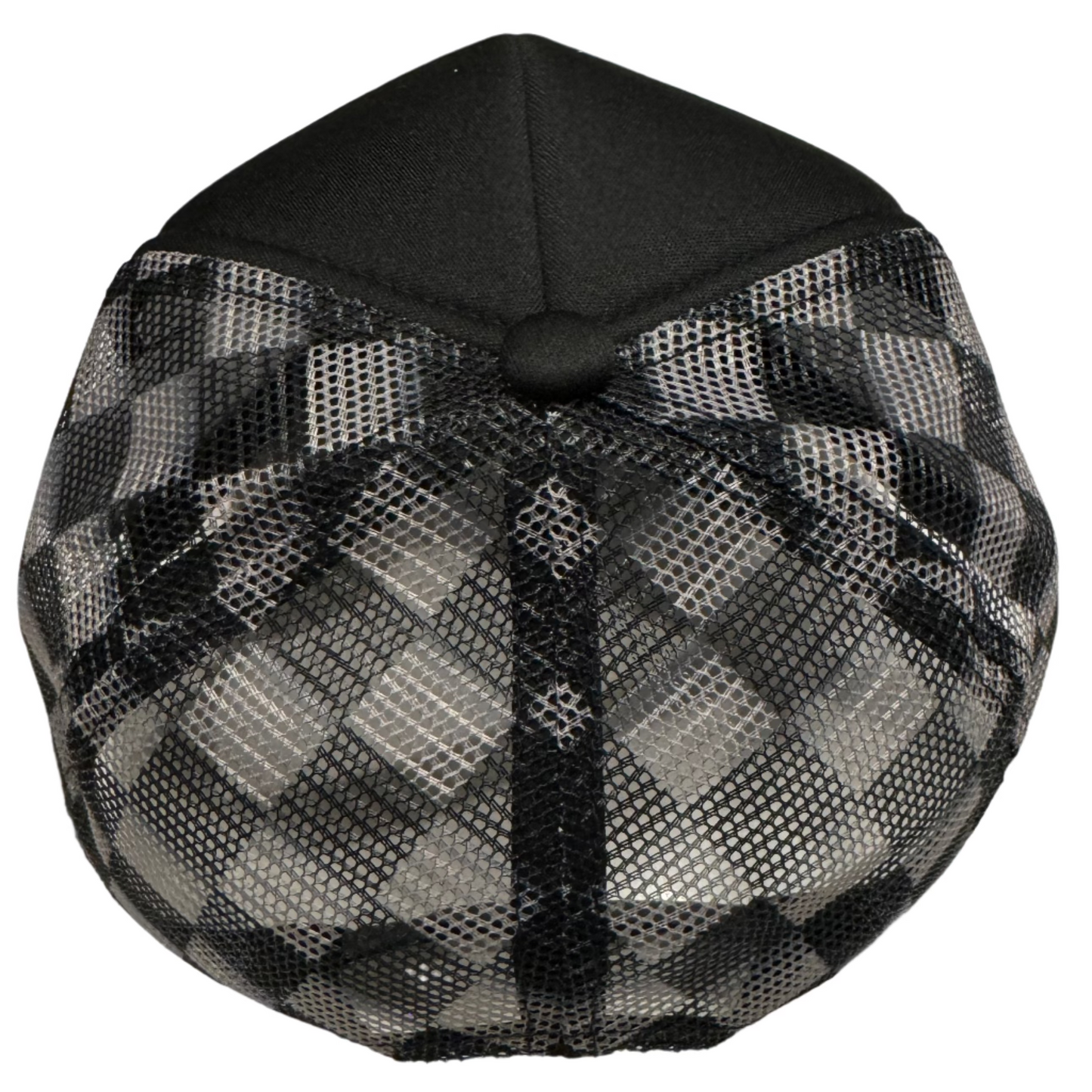 Buckin Lucky Checkered Mesh Trucker Hat