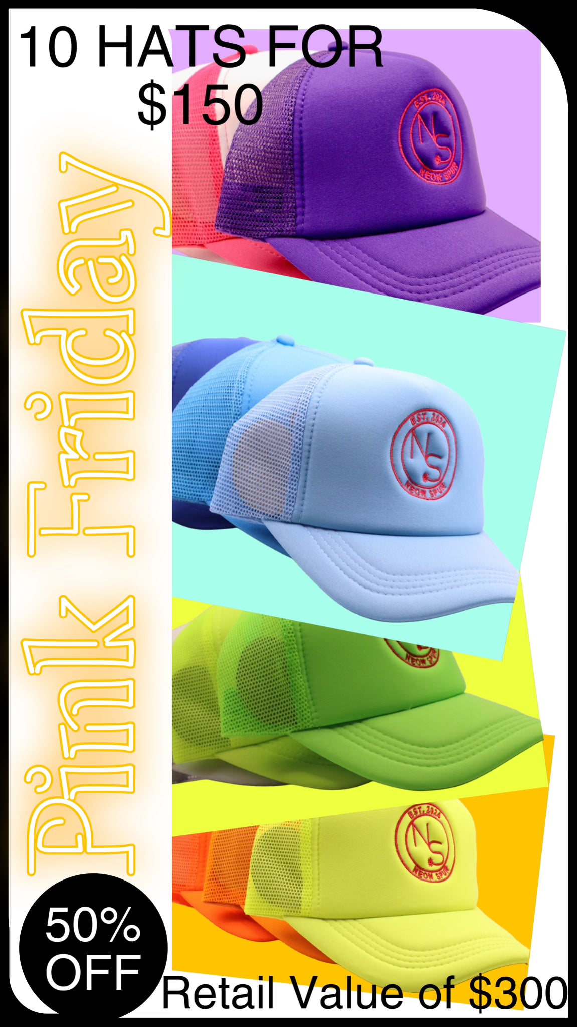 A Rodeo of Color Holiday Trucker Hat Gift Set - All 10 Colors