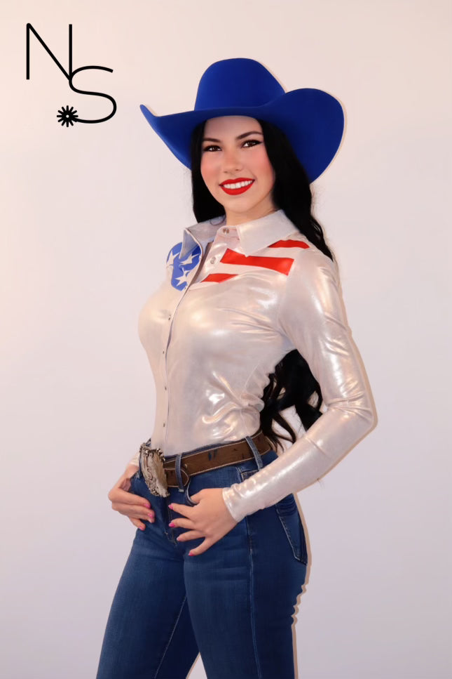 God’s Country Western Pearl Snap Rodeo Shirt