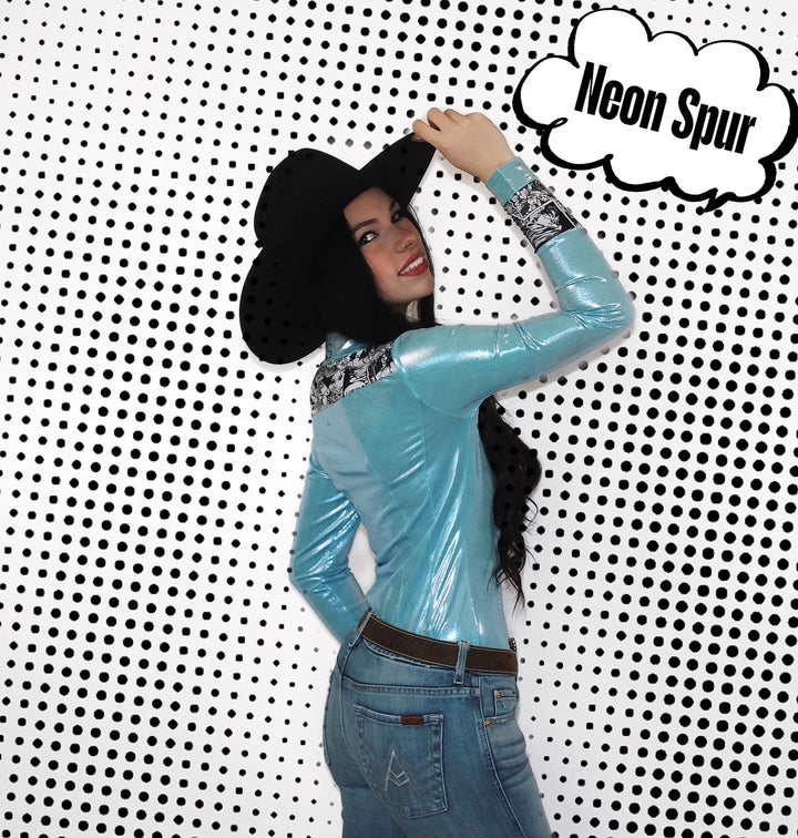 Marvel-ous Metallic Pearl Snap Rodeo Shirt