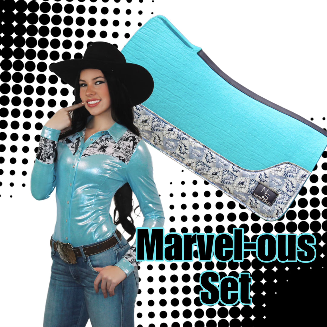 Marvel-ous Wool Saddle Pad *Sample Sale*