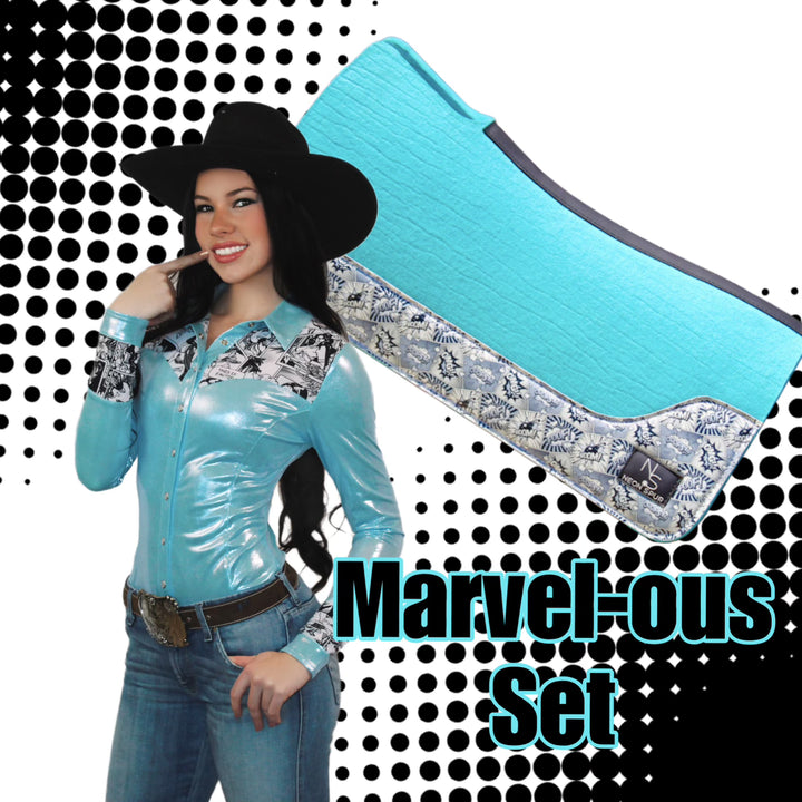Marvel-ous Wool Saddle Pad *Sample Sale*