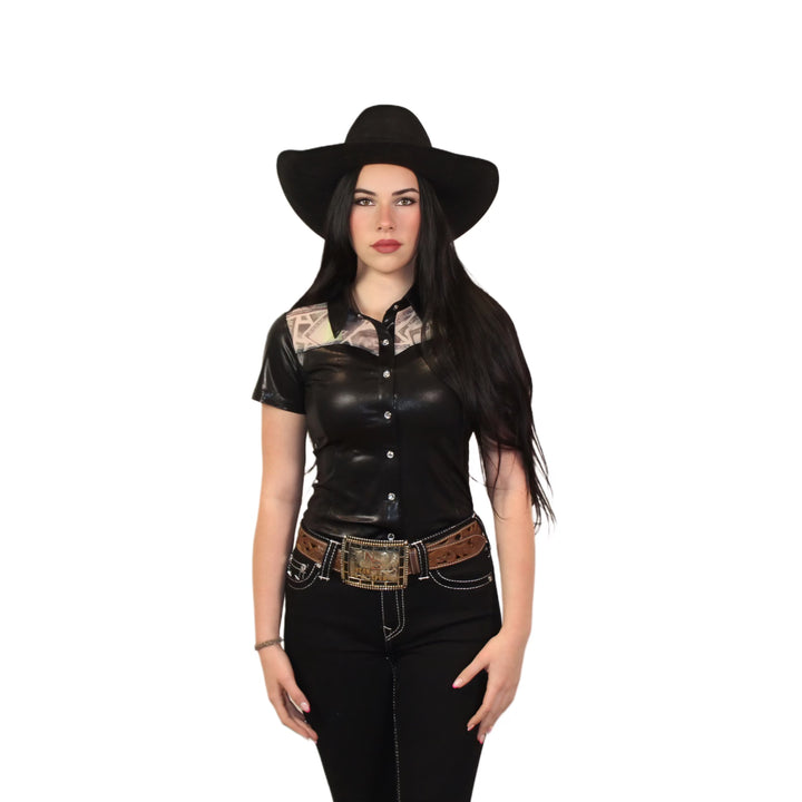 Entry Fees Jackpot Pearl Snap Shirt