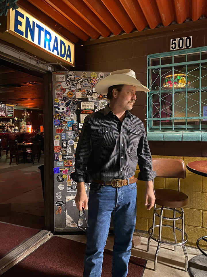 Ejecutivo Men’s Cotton Pearl Snap Shirt