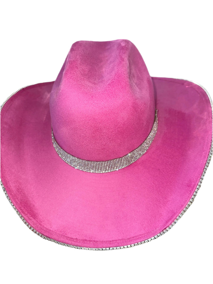 Barbie Pink Hat & Crystal Rhinestones