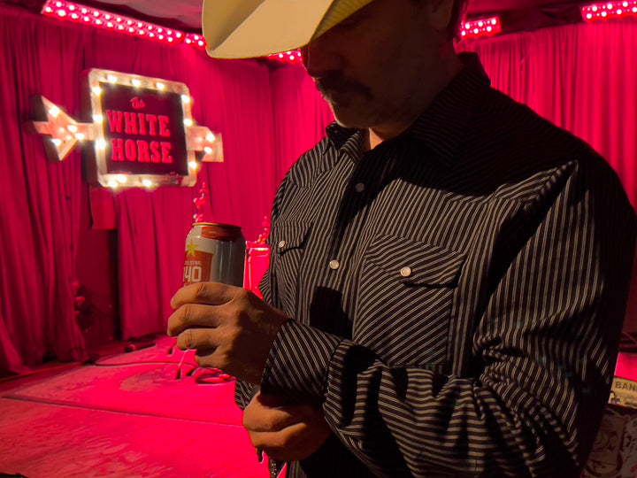 Ejecutivo Men’s Cotton Pearl Snap Shirt