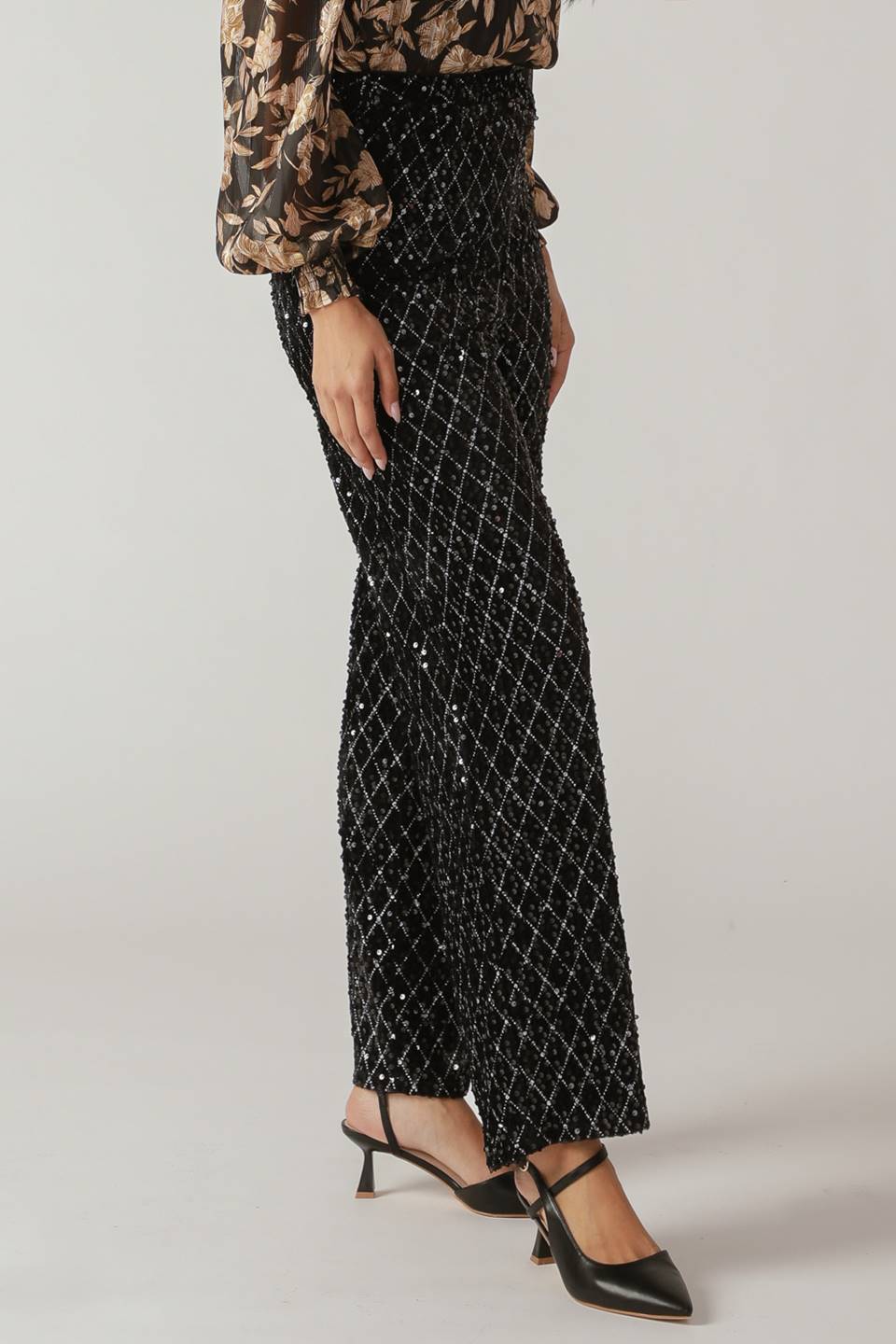 Running Out Of Time Sequin Pants