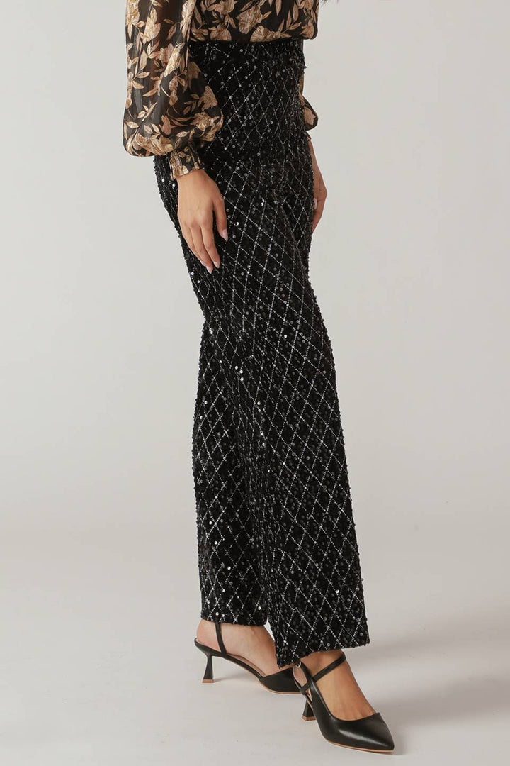 Running Out Of Time Sequin Pants