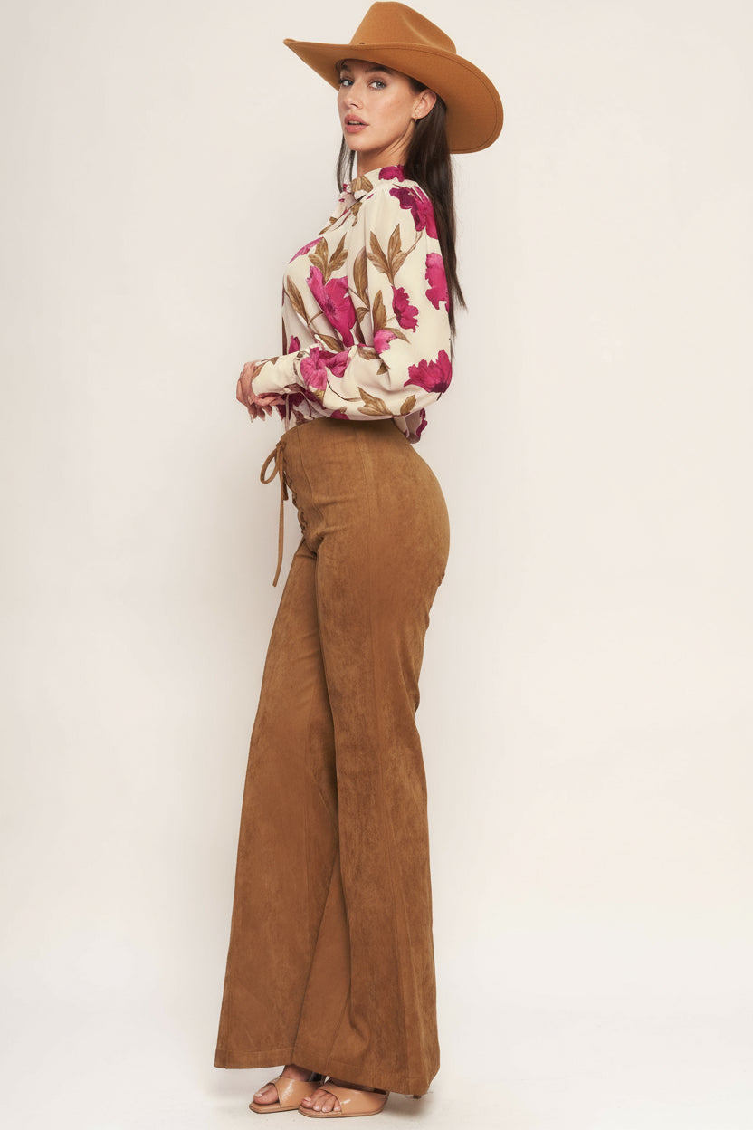 Wild Honey Faux Suede Pants