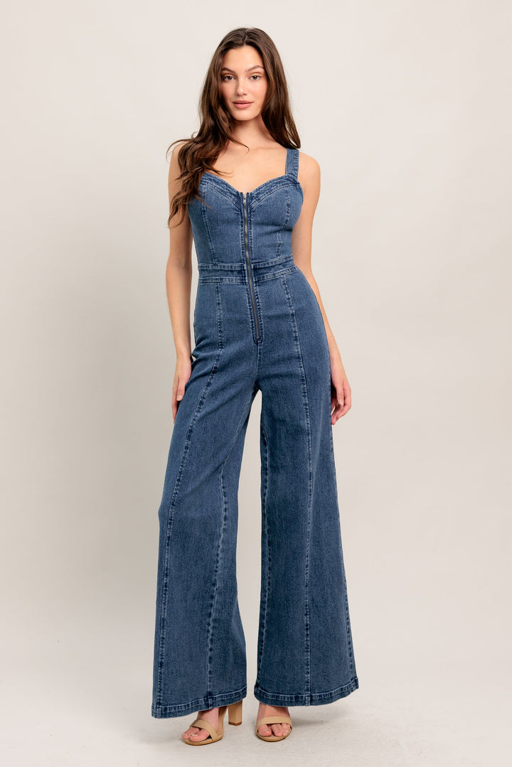 The Perfect Fit Denim Jumpsuit
