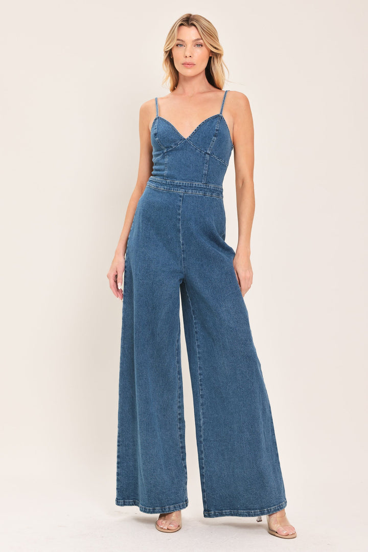 Honky Tonk Denim Jumpsuit