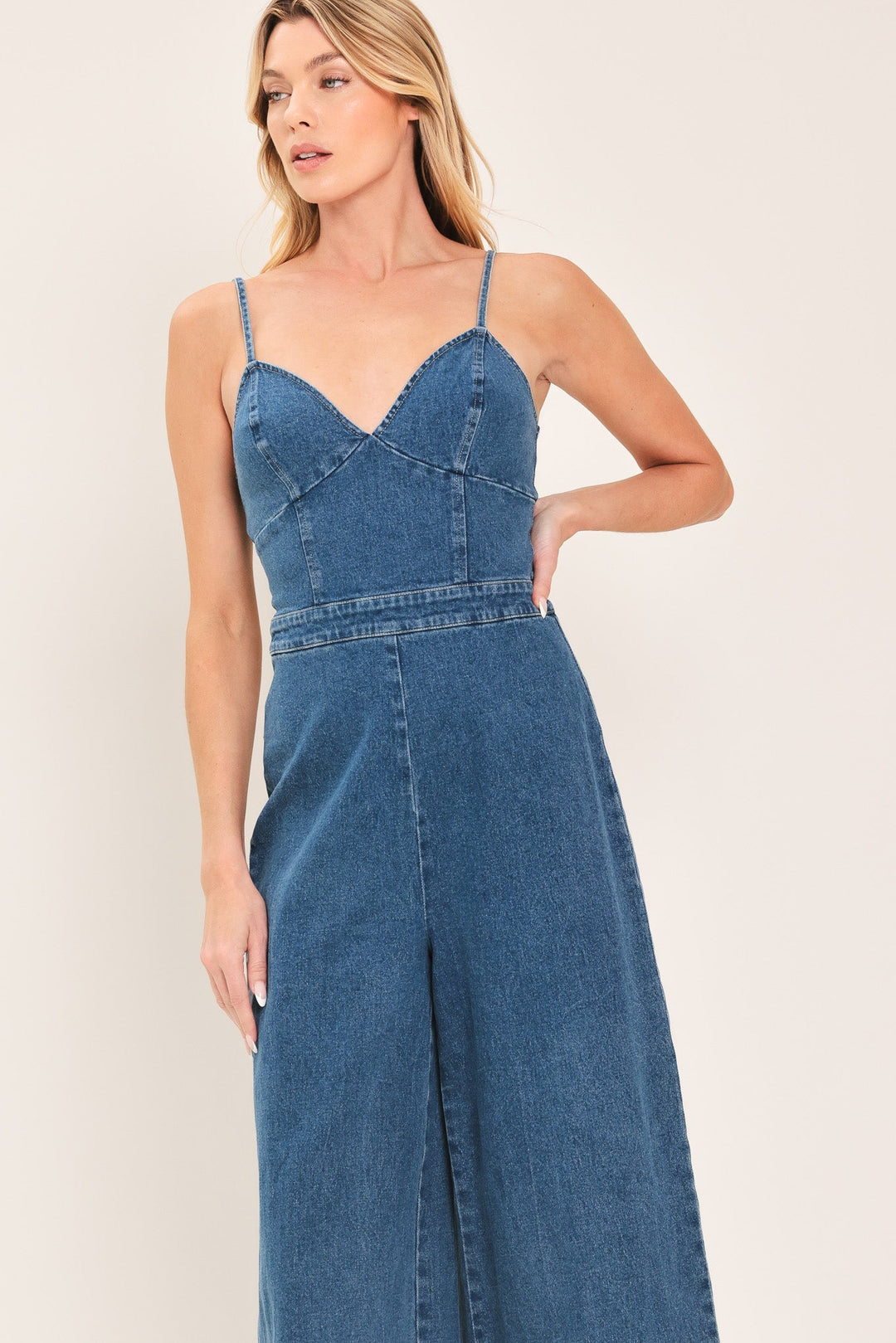 Honky Tonk Denim Jumpsuit