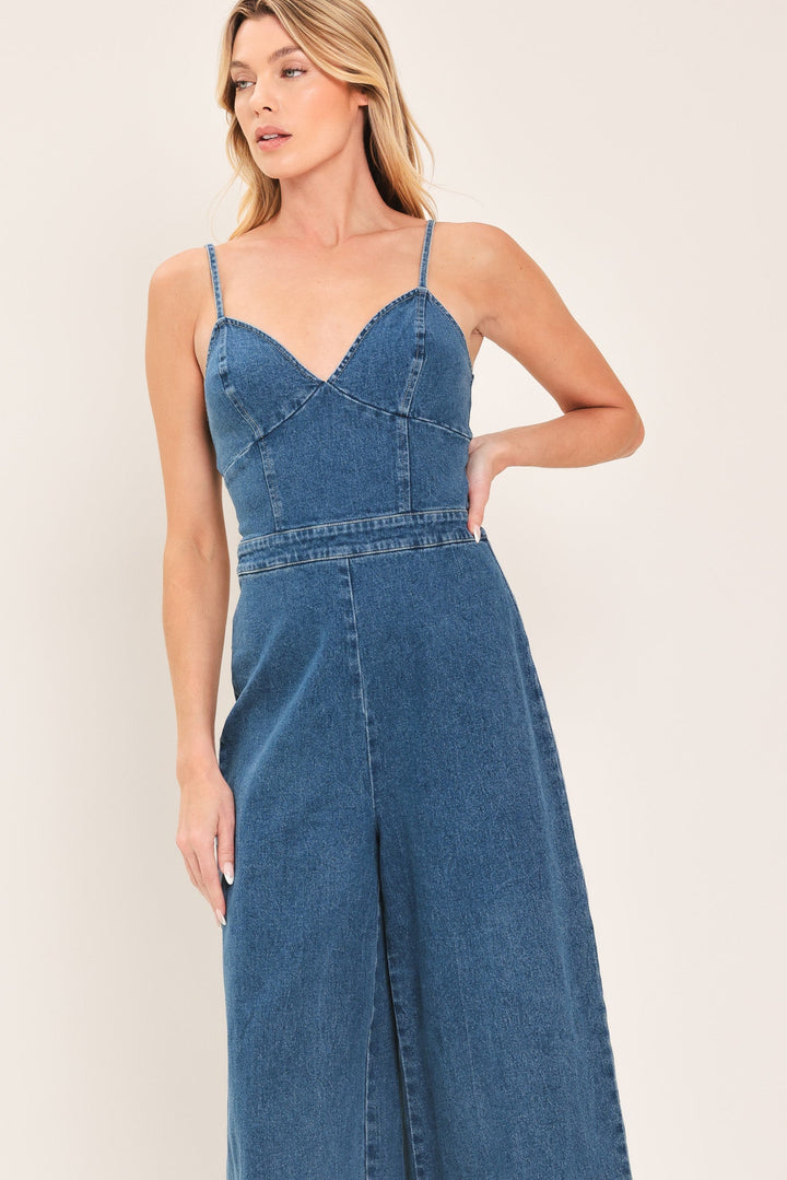 Honky Tonk Denim Jumpsuit