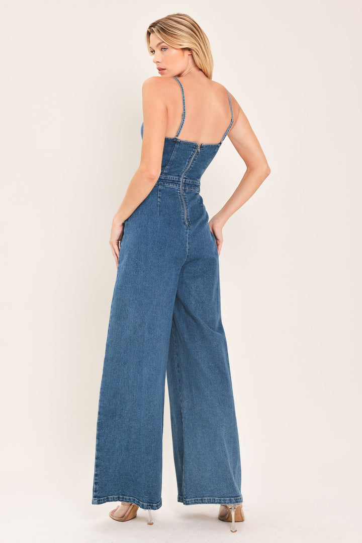 Honky Tonk Denim Jumpsuit