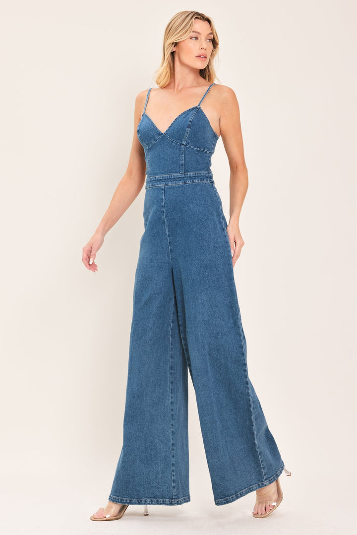 Honky Tonk Denim Jumpsuit