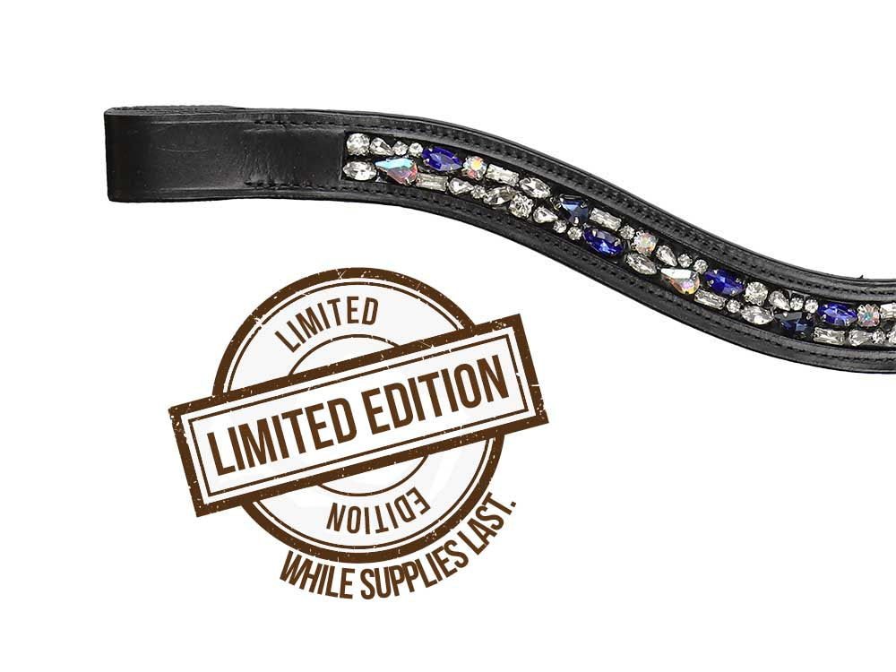 Iced Sapphire Browband Grewal Equestrian