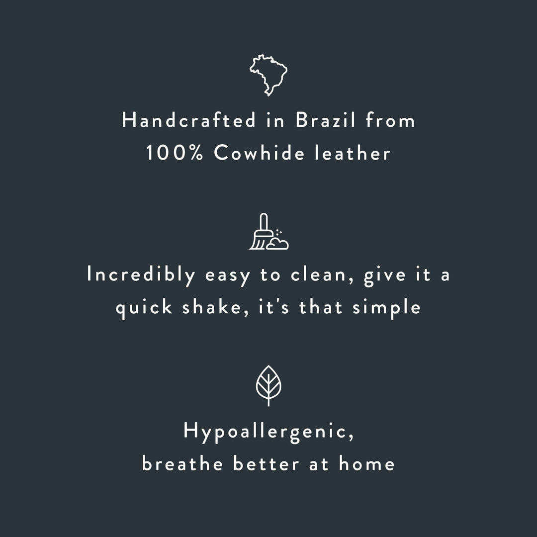 Tricolor Brazilian Cowhide Rug: Large