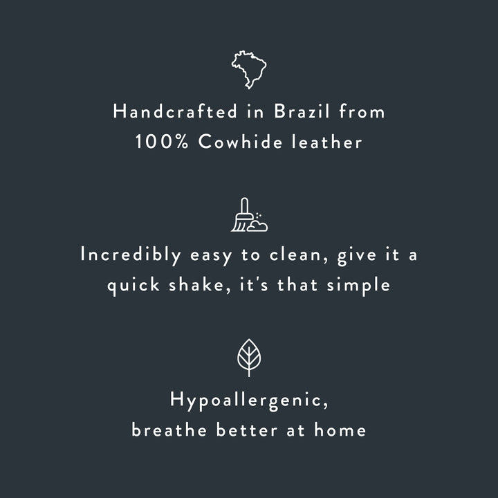 Tricolor Brazilian Cowhide Rug: Large