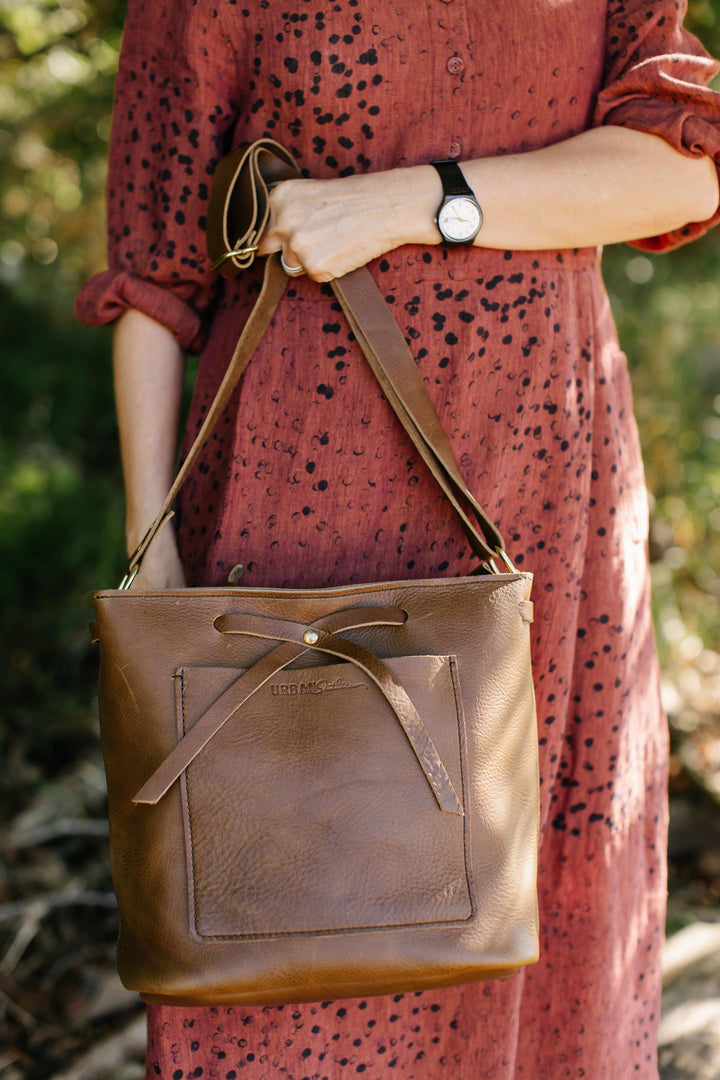 The Lexington Bow Leather Handbag