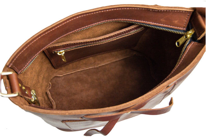 The Lexington Bow Leather Handbag