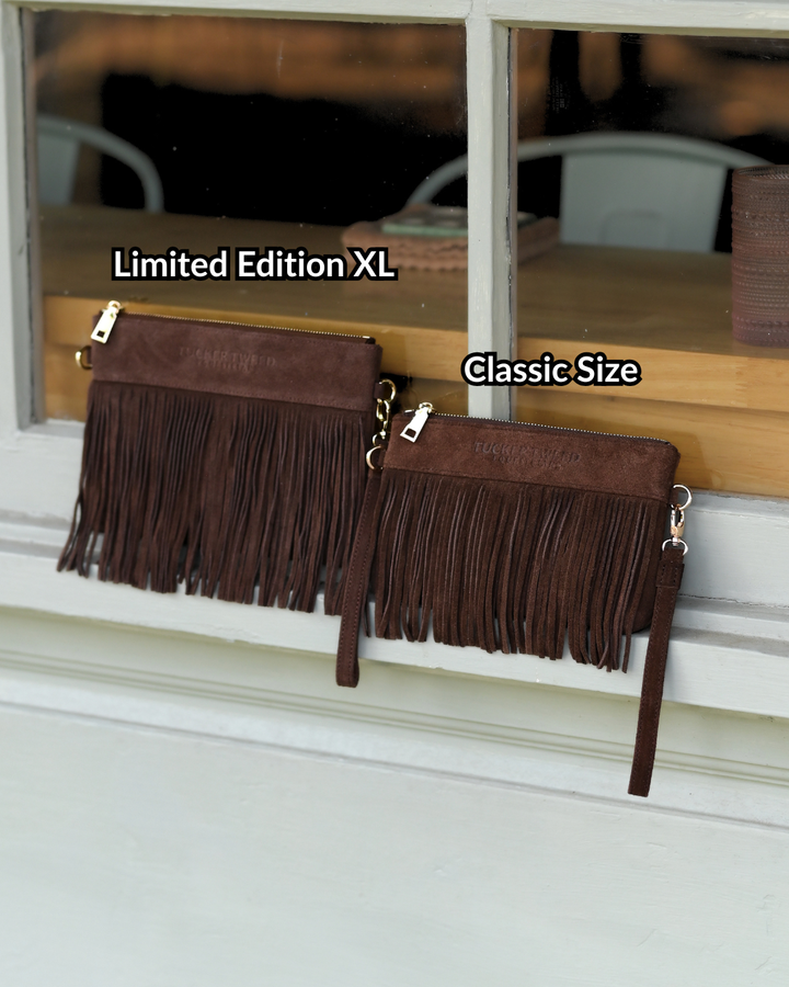 XL Wellington Wristlet Summer Fringe | Limited Edition Tucker Tweed Equestrian