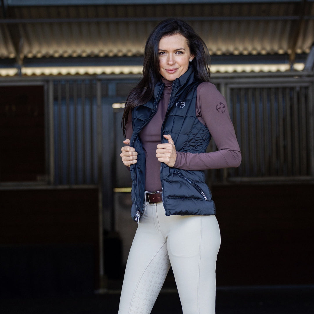 Jill - Long Sleeve Activewear Turtleneck Riding Shirt