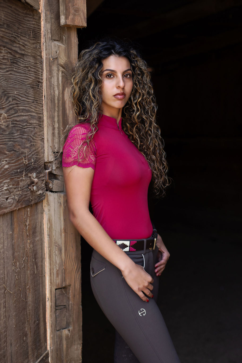 Halter Ego Evolution Knee Patch Breeches - Demitasse