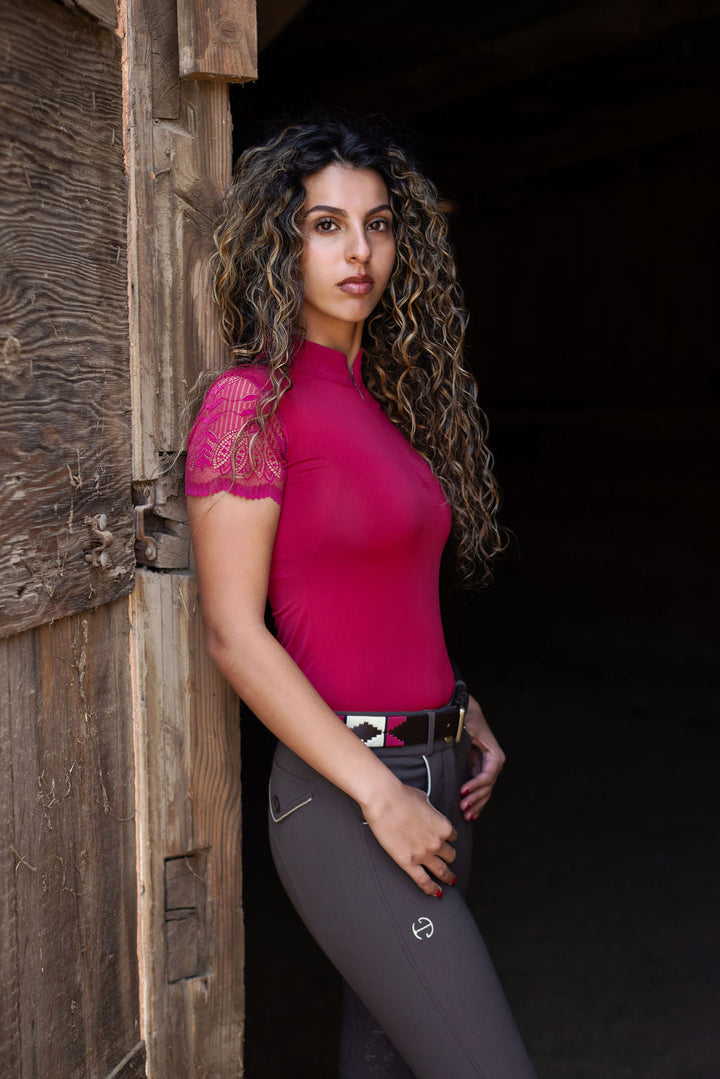 Halter Ego Evolution Knee Patch Breeches - Demitasse