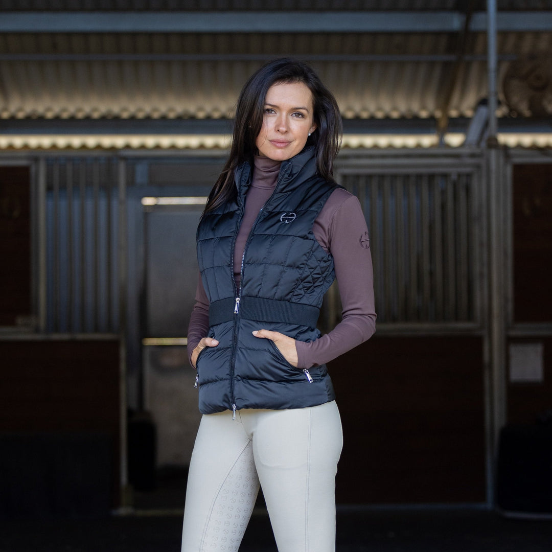 Jill - Long Sleeve Activewear Turtleneck Riding Shirt