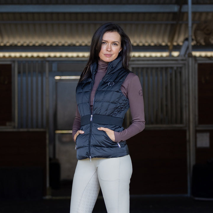 Jill - Long Sleeve Activewear Turtleneck Riding Shirt