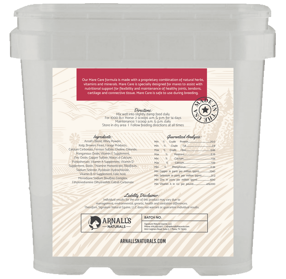 Arnall’s Mare Care: Wellness & Maintenance For Mares Arnall's Naturals