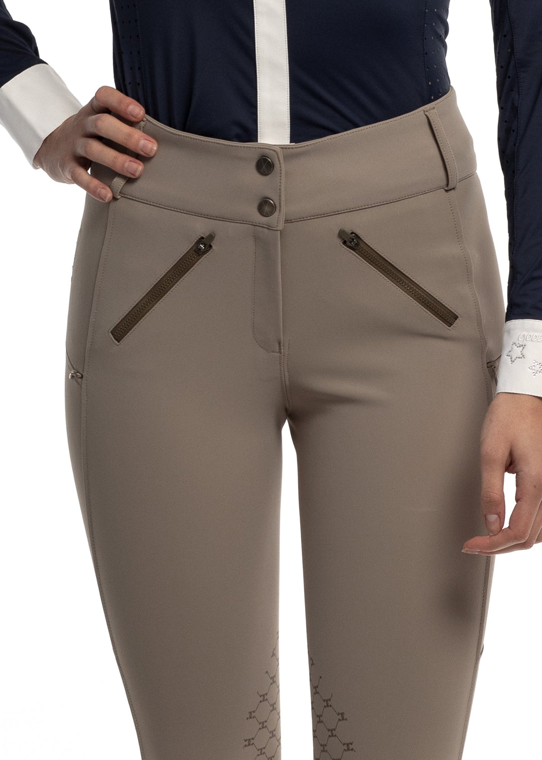 Goode Rider Million Dollar Breech - Knee Patch, Higher Rise, Super Stretch