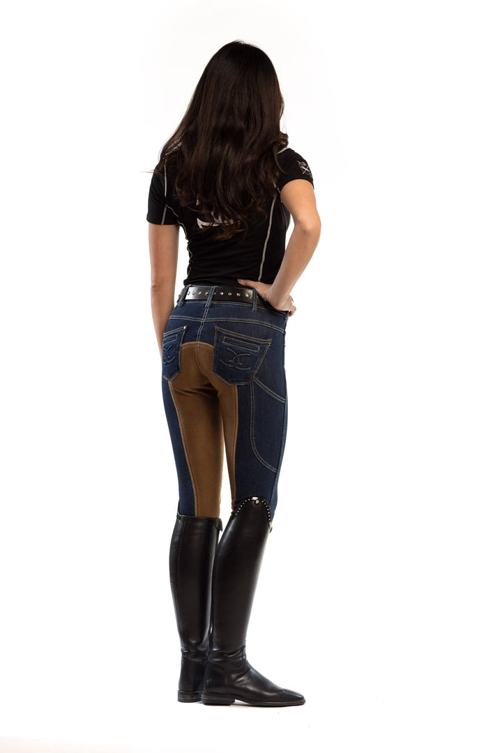Equestrian Jean - Full Seat with Cell Phone Pocket | 4-way stretch - Vintage Wash