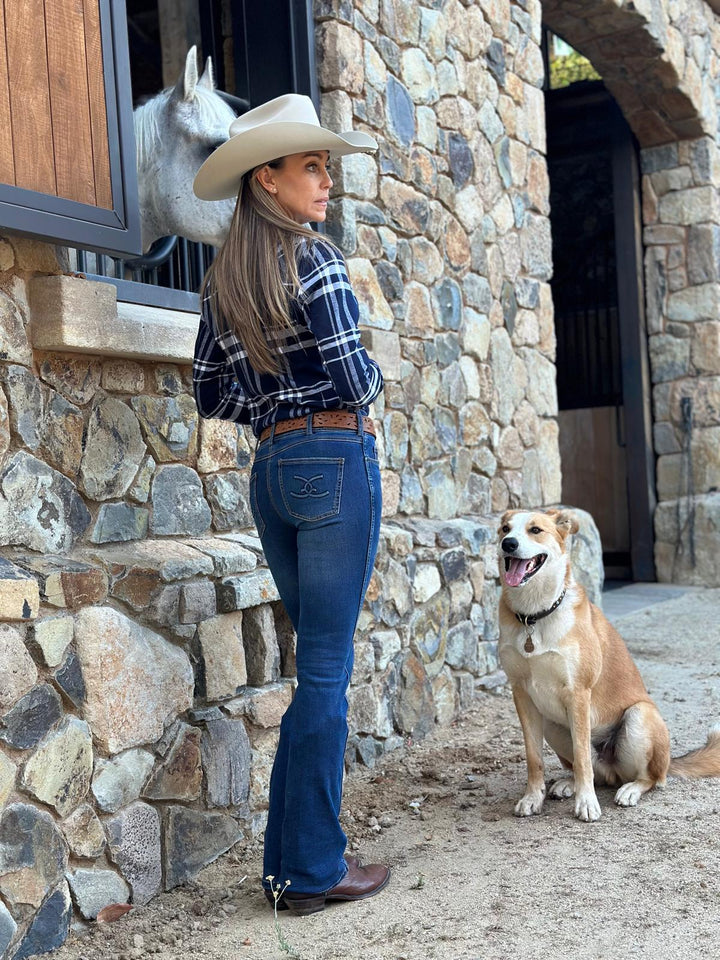 Equestrian Bootcut Jeans